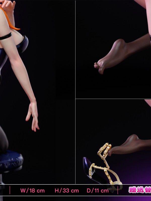 Wink Studio One Piece Nami Bunny Girl at a Bar Hot Sexy 1/6 Statue